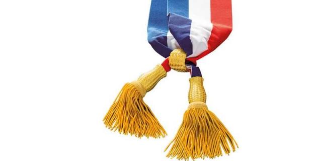 Echarpe Tricolore Pour Le Maire Or