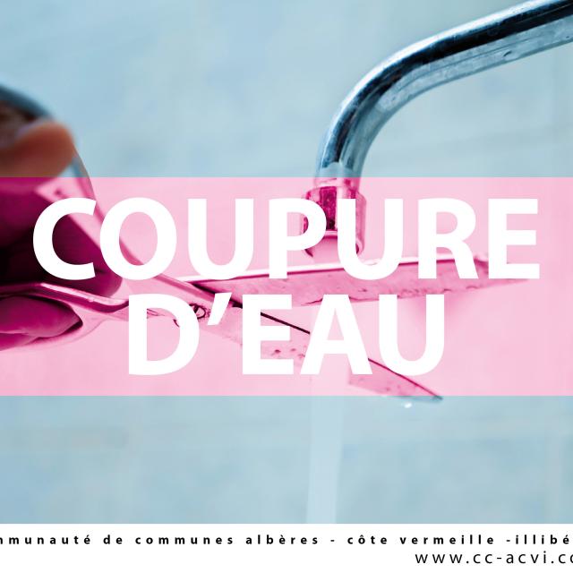 Coupure Eau Ccacvi