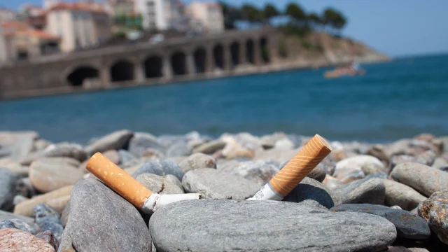 Photo Megots Plage Banyuls